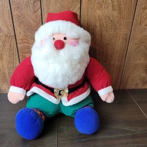 VINTAGE 1993 International Silver Co Christmas Plush Santa Claus